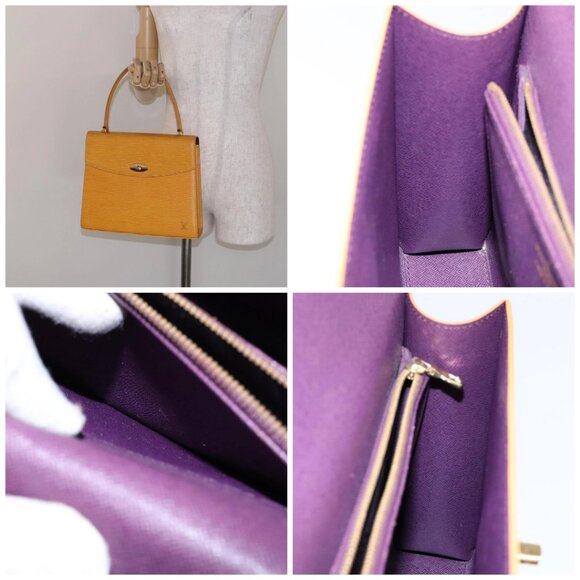 LOUIS VUITTON Epi Malesherbes Hand Bag Tassili Yellow Jonne - Picture 14 of 14